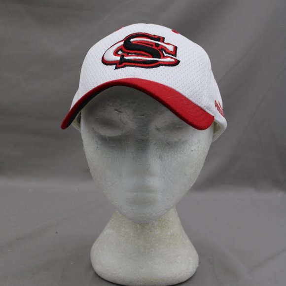 Calgary Stampeders Hat (VTG) - CS Initial Hat by Puma - Adult Gripback - Picture 3 of 10